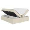 Boxspring postel Vysoka s úložným prostorem, matrace, rošt a topper v ceně