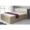 Boxspring postel SONNO s úložným prostorem, LED a USB