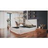 Boxspring postel RELINA s úložným prostorem a LED