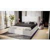 Boxspring postel RELINA s úložným prostorem a LED