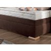 Čalouněná boxspring postel VENETO s čely a úložným prostorem - detail nožiček