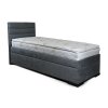Čalouněná boxspring postel VENETO s hlavovým čelem a úložným prostorem