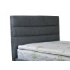 Čalouněná boxspring postel VENETO s hlavovým čelem a úložným prostorem - detail čela