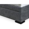 Čalouněná boxspring postel VENETO s úložným prostorem - detail nožiček