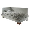 Čalouněná postel QUATRO s dlouhým čelem a úložným prostorem