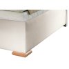 Americká boxspring postel LUCIA bez úložného prostoru - nožičky
