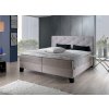 Manželská čalouněná boxspring postel DIVA s úložným prostorem