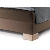 Čalouněná boxspring postel VIANA s úložným prostorem - nožičky