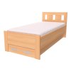 Postel BENO s úložným prostorem, 90×200 cm - buk