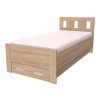 Postel BENO s úložným prostorem, 90×200 cm - dub natur