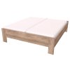 Zvýšená postel NEDO, 160×200 cm - dub kansas