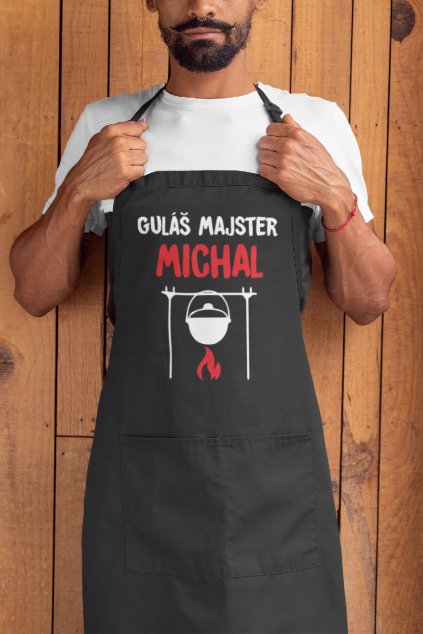 vyr 814 mockup of a bearded man wearing a sublimated apron 30293