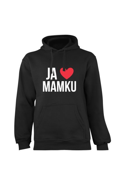 Mikina s potlačou  "Ja ľúbim mamku"