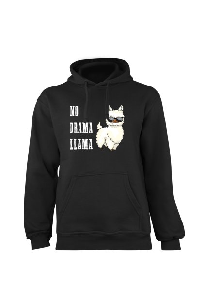 Mikina s potlačou "No drama llama"