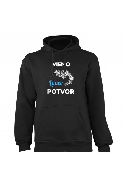 Mikina s potlačou   "Lovec potvor +meno"