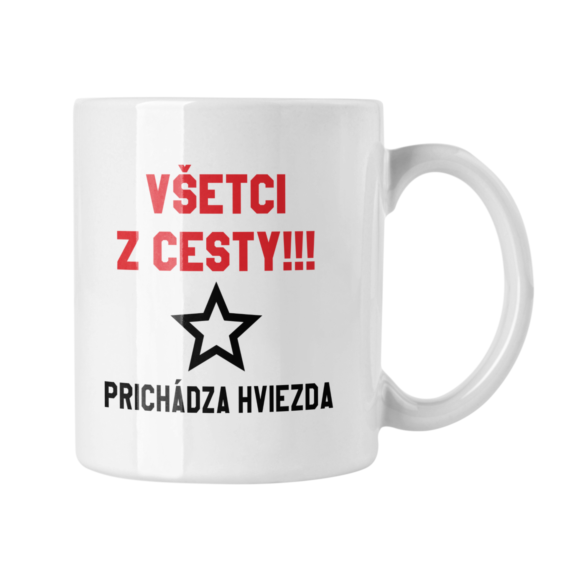 Hrnček s potlačou Prichádza hviezda Typ: Magický