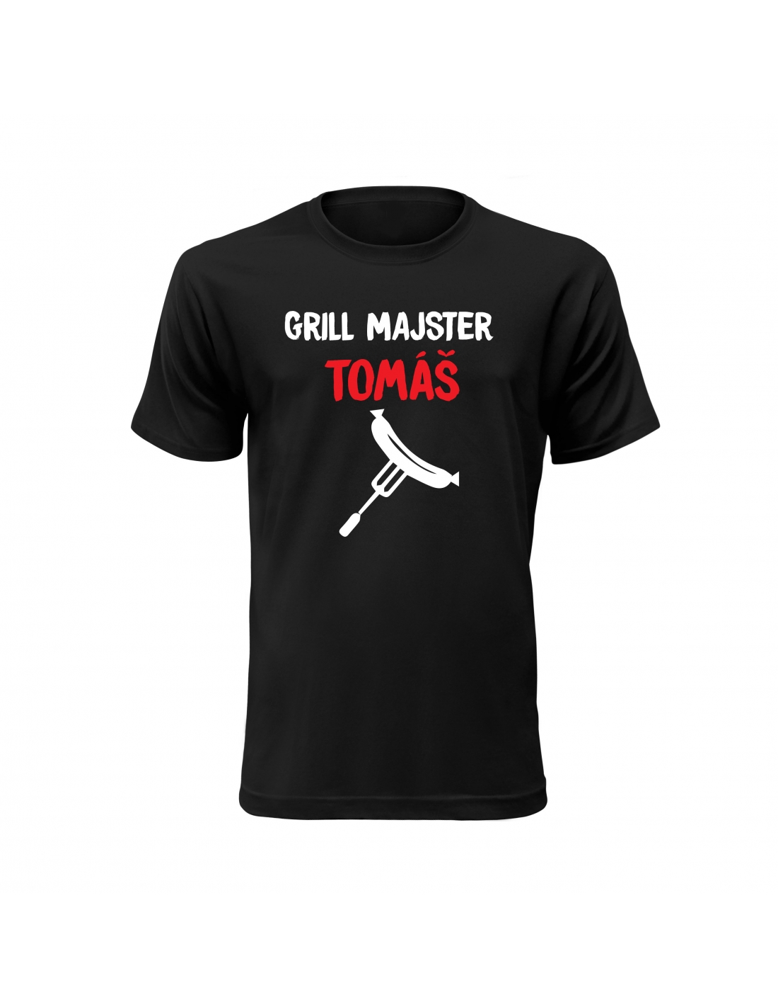 Tričko s potlačou "GRILL MAJSTER s menom" Farba: Tyrkysová, Typ: Detské, Veľkosť: 122