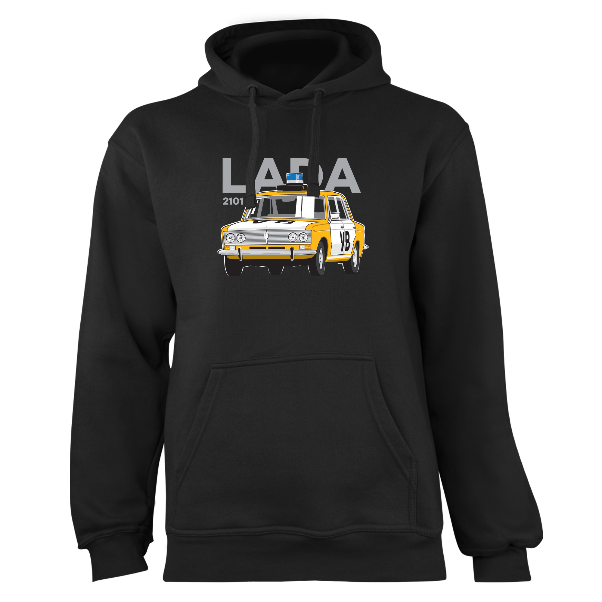 Mikina s potlačou Lada 2101 Farba: Čierna, Typ: Pánske, Veľkosť: 3XL