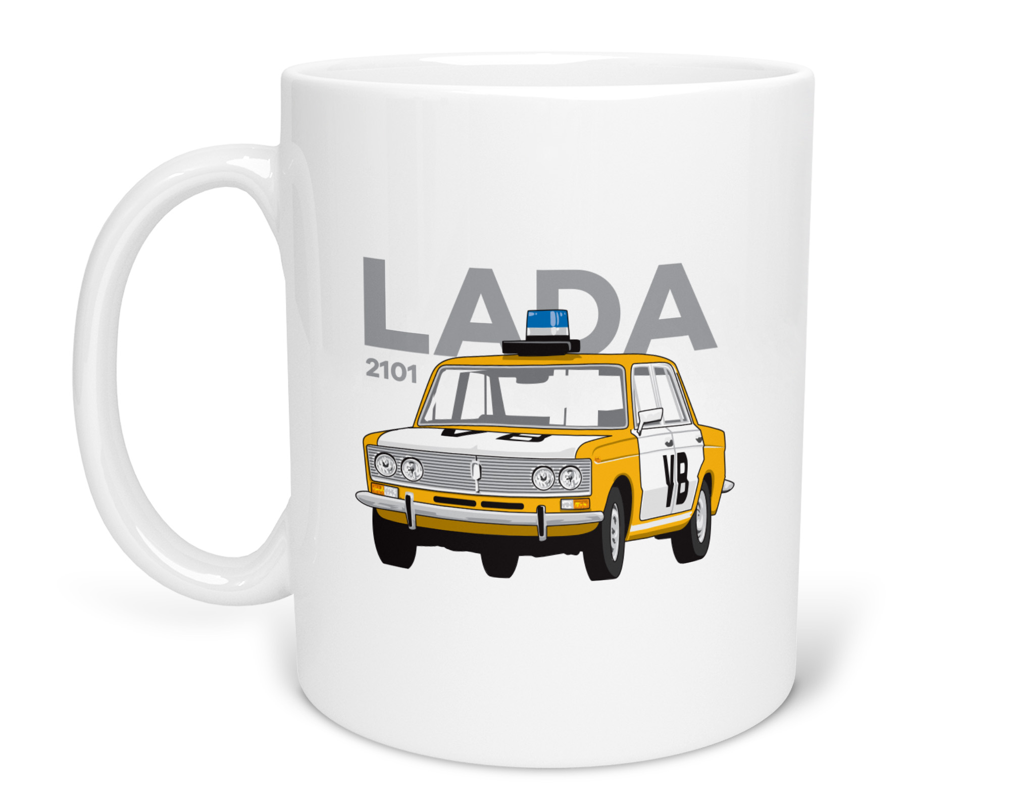 Hrnček s potlačou Lada 2101 Typ: Biely