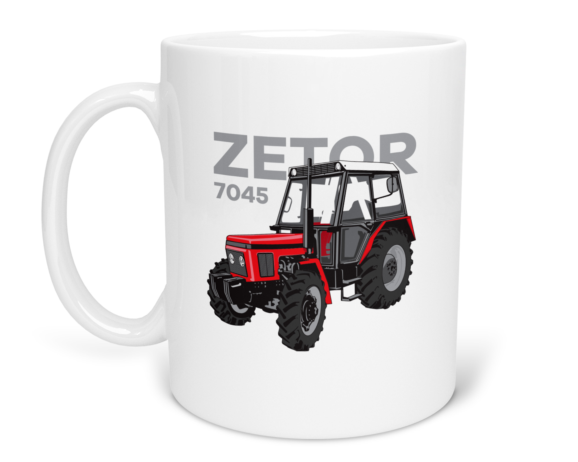 Hrnček s potlačou Zetor 7045 Typ: Biely