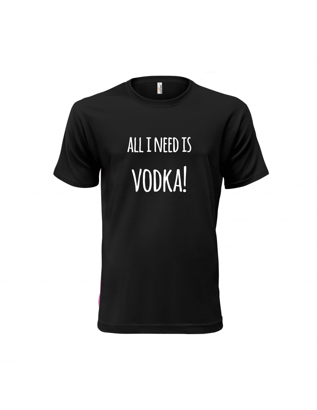 Tričko s potlačou  "All i need is vodka" Farba: Tyrkysová, Typ: Detské, Veľkosť: L (134-140)