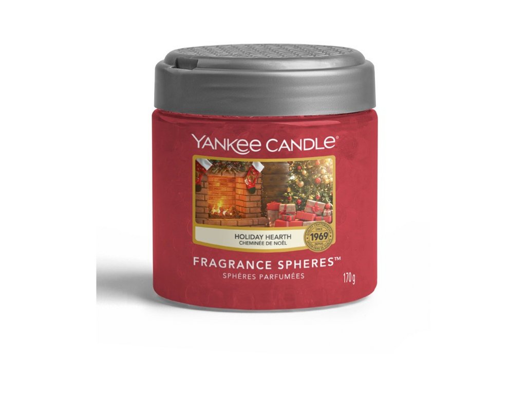 Yankee Candle Fragrance Spheres Holiday Heart - Vánoční krb 170g