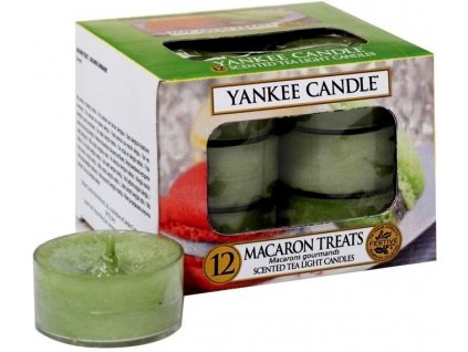 Čajové Svíčky Yankee Macaron Treats Makronky 12 ks