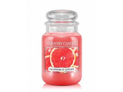 Svíčka Country Candle Grapefruit Ginger - Grep a Zázvor 652g velká
