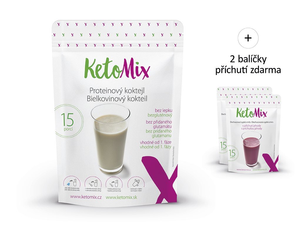 KetoMix Proteinový koktejl (15 porcí)