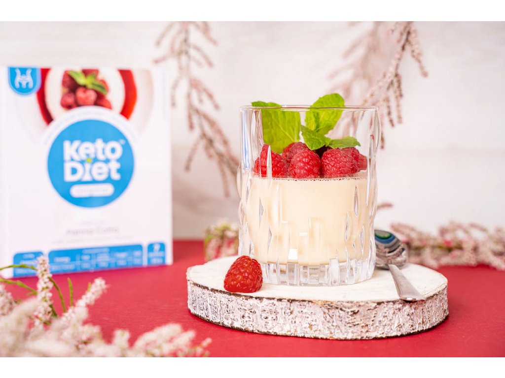 KetoDiet Proteinová PANNA COTTA – příchuť smetana a vanilka (1 porce)