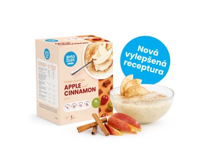 KetoDiet proteinova kase jablko skorice nova receptura skladem Brno