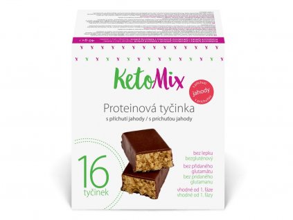 296 proteinove tycinky s prichuti jahody