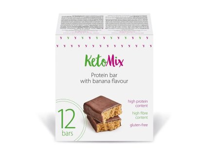 KetoMix proteinova tycinka na hubnuti do diety banan 12 porci skladem Brno