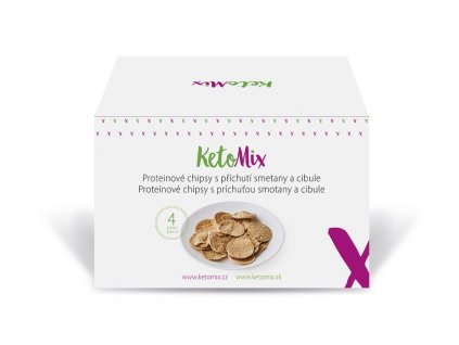 764 proteinove chipsy s prichuti smetany a cibule
