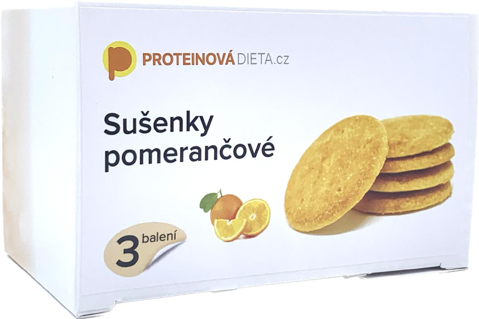 Proteinová Dieta Sušenky POMERANČOVÉ (3 balení)