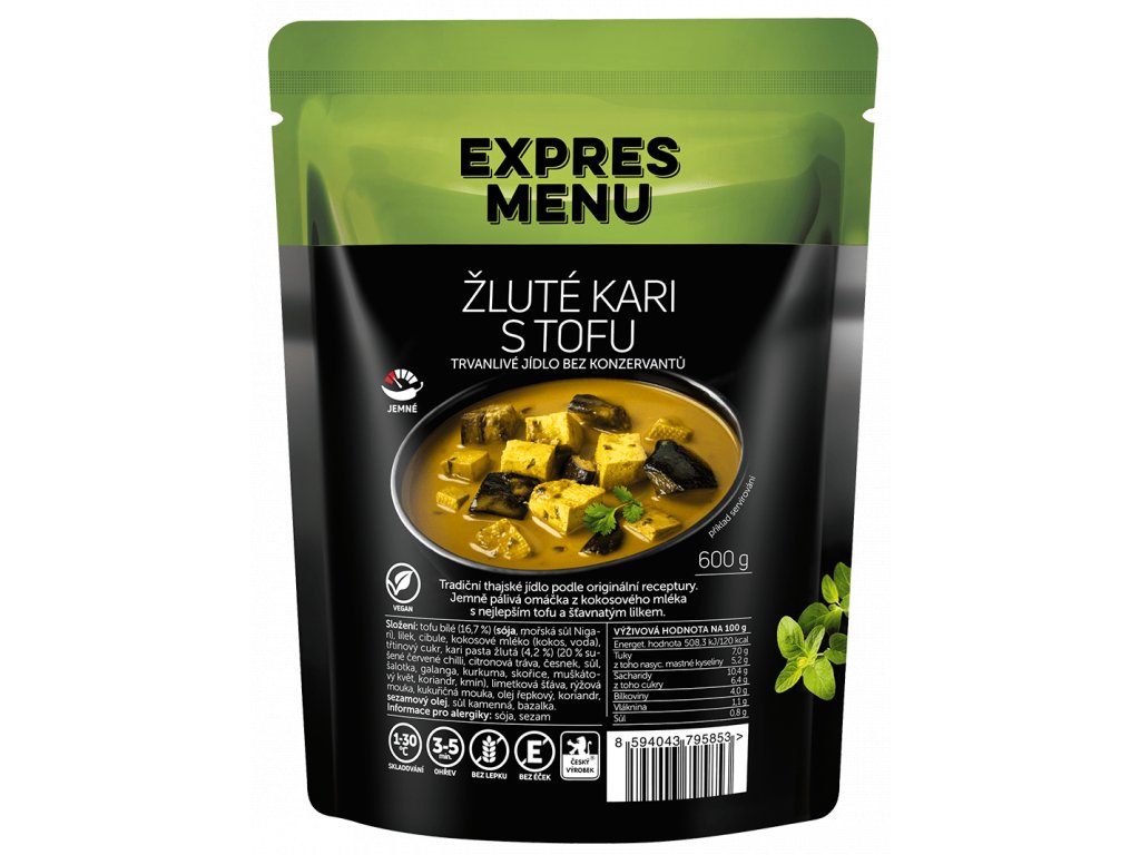 Expres Menu Žluté KARI s TOFU (600 g)