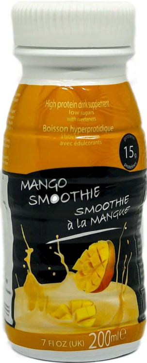 Fotografie Hotový proteinový nápoj Smoothie MANGO (200 ml - 1 porce)