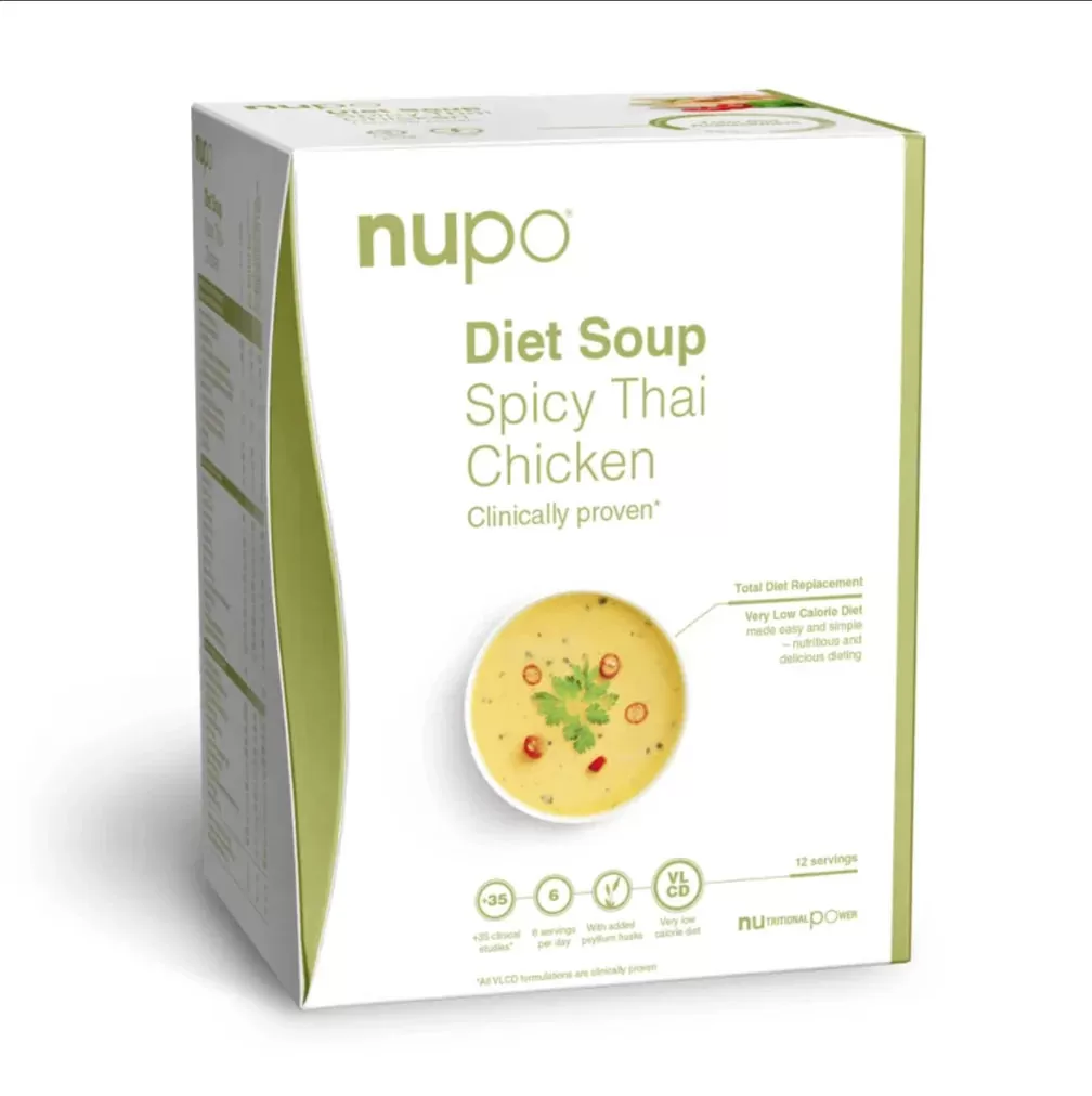 NUPO Dieta – polévka Pikantní THAJSKÁ kuřecí (12 porcí)