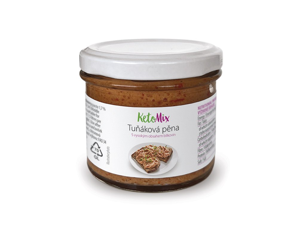 Fotografie KetoMix TUŇÁKOVÁ pěna (3 porce) - DMT 11/2028