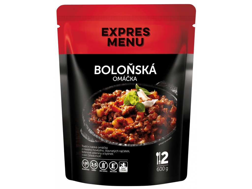 Fotografie Expres Menu BOLOŇSKÁ omáčka (2 porce)