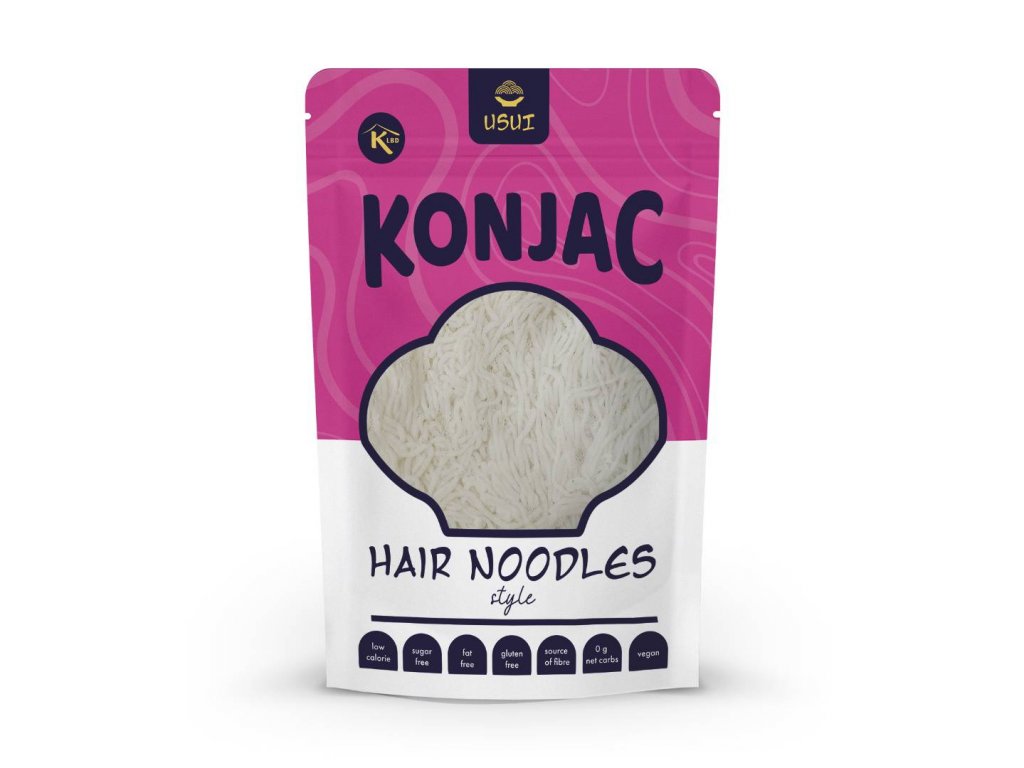 USUI Konjakové VLASOVÉ nudle v nálevu (270 g) - DMT 1/2027