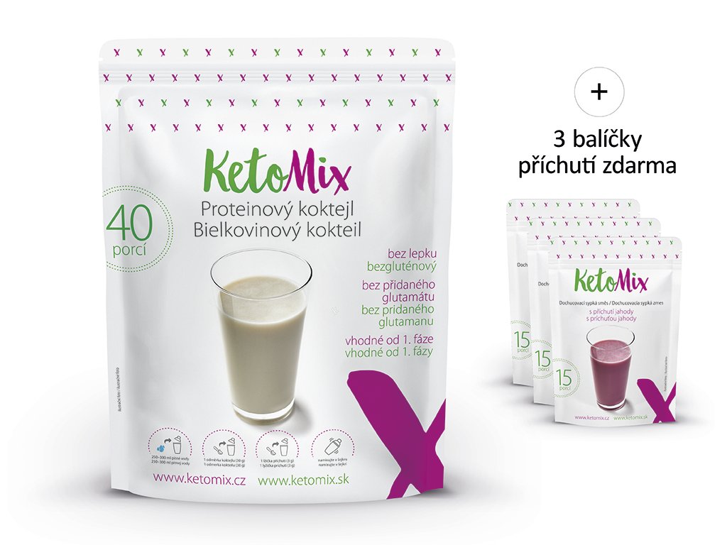 KetoMix Proteinový koktejl (40 porcí)