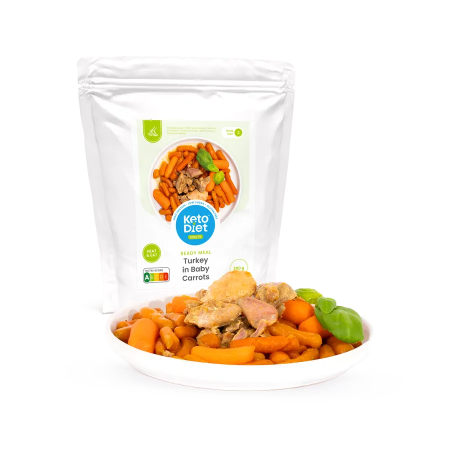 KetoDiet Hotové jídlo – Krůta v BABY KAROTCE (300 g)