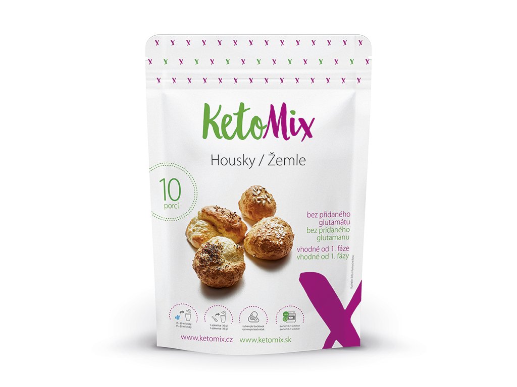 KetoMix Proteinové HOUSKY - směs na pečení (10 porcí)