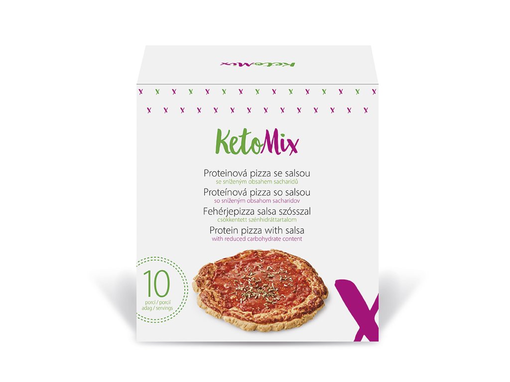 Fotografie KetoMix Proteinová pizza se salsou 10 porcí A132:z67102