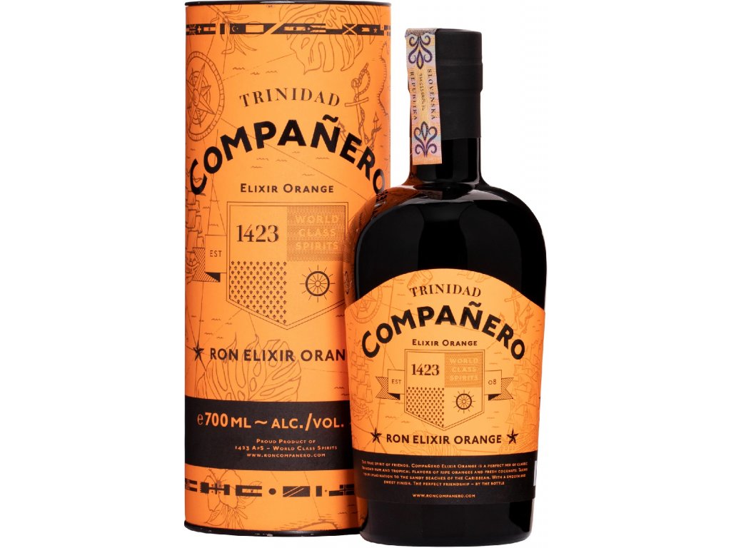 ostatní Companero Elixir Orange 0,7 l 40% (tuba)