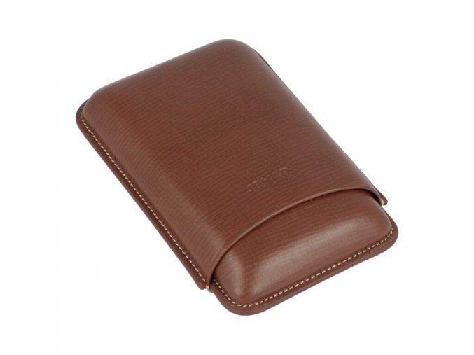 Pouzdro na 3 doutníky Jemar kůže 12,5cm