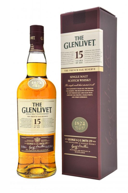 ostatní Glenlivet 15 YO French Oak Reserve 0,7 l 40% (karton)