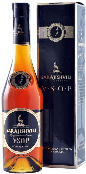 Sarajishvili VSOP 40% 0,7 l (karton)