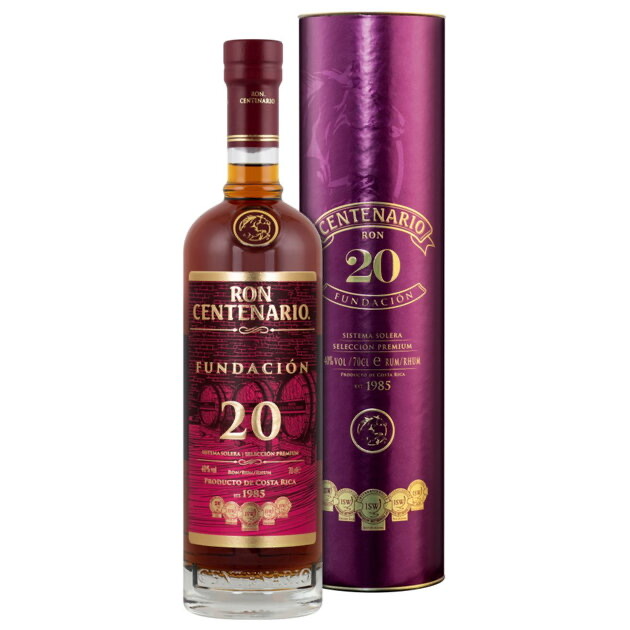 Centenario Fundacion 20yo 0,7 l 40% (tuba)